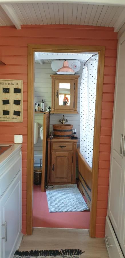 Roulotte En Bois Sud France Konuk evi Le Soler Dış mekan fotoğraf