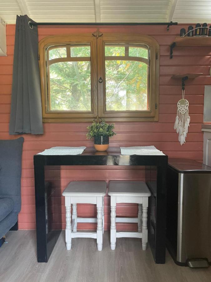 Roulotte En Bois Sud France Konuk evi Le Soler Dış mekan fotoğraf