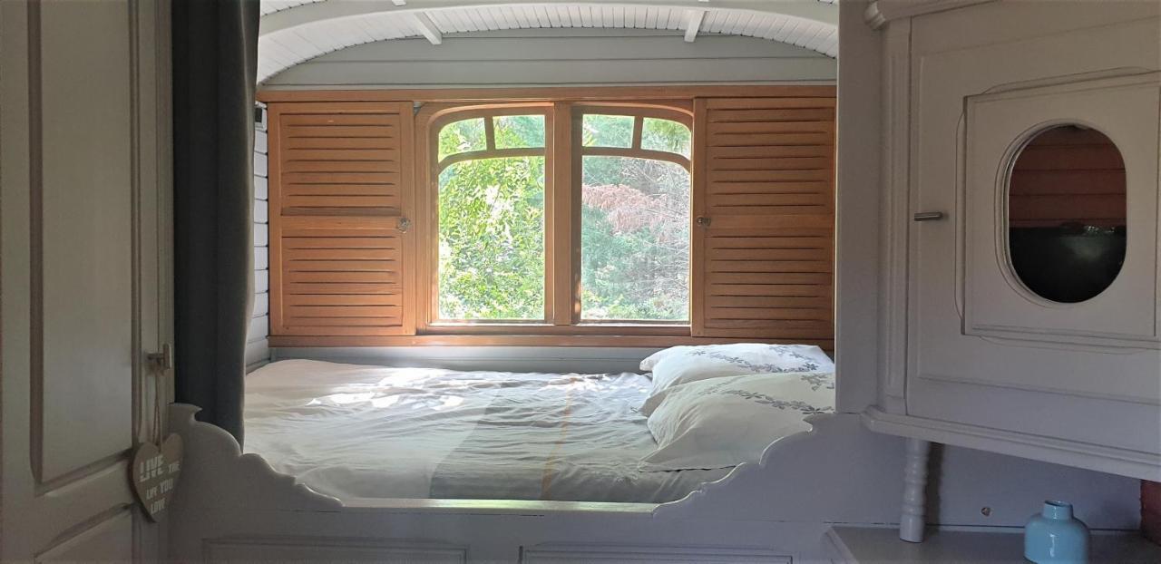 Roulotte En Bois Sud France Konuk evi Le Soler Dış mekan fotoğraf