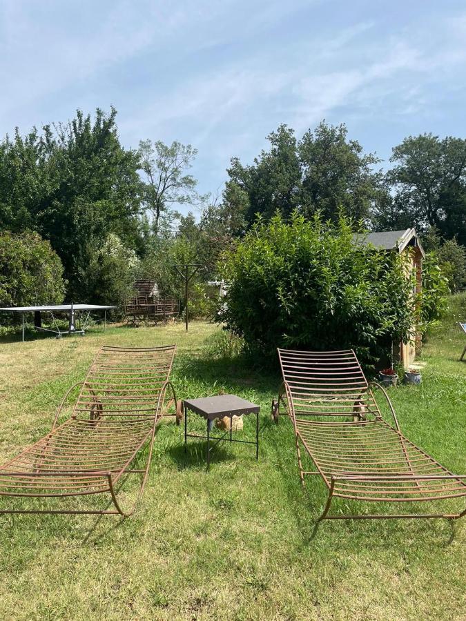 Roulotte En Bois Sud France Konuk evi Le Soler Dış mekan fotoğraf