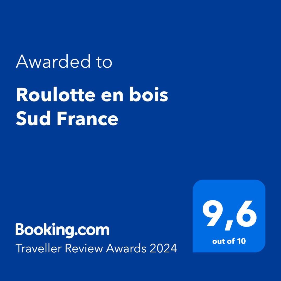 Roulotte En Bois Sud France Konuk evi Le Soler Dış mekan fotoğraf